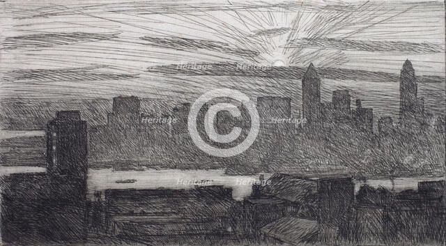 Manhattan, 1916. Creator: Frederick Childe Hassam.