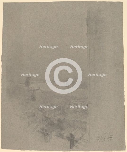 Manhattan Bridge. Creator: Stanford White.