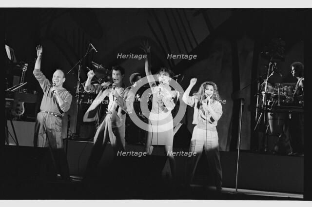 Manhattan Transfer , Odeon Hammersmith, 1988.   Artist: Brian O'Connor.