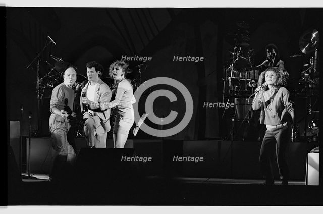 Manhattan Transfer (T.Hauser A.Paul C.Bentyne),  Odeon Hammersmith, 1988.   Artist: Brian O'Connor.
