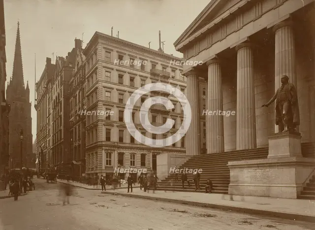 Manhattan Trust Company, New York, 1870s-80s. Creator: Unknown.