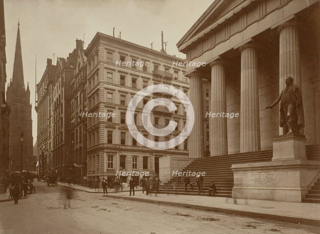 Manhattan Trust Company, New York, 1870s-80s. Creator: Unknown.