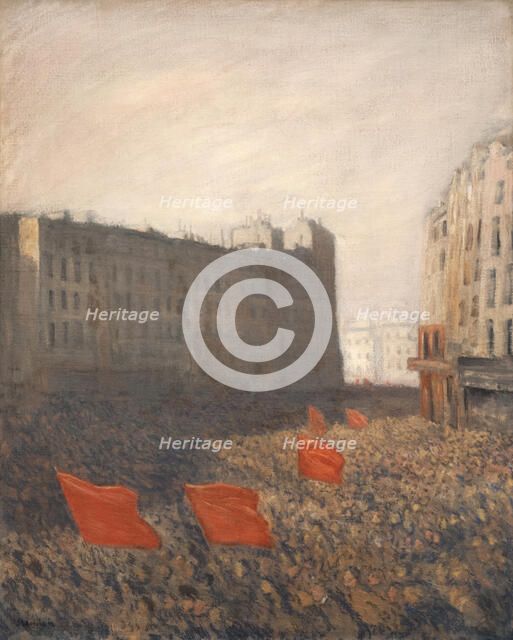 Manifestation populaire, c. 1903. Creator: Steinlen, Théophile Alexandre (1859-1923).