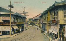 Manila, P.I. Escolta c1912
