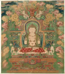 Manjushri, c. 1500-1550. Creator: Unknown