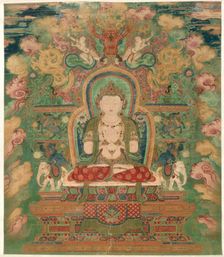 Manjushri, c. 1500-1550. Creator: Unknown
