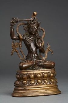 Manjusri, 1700-1899. Creator: Unknown