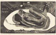 Manoa Tupapau (She is Haunted by a Spirit), 1894/1895. Creator: Paul Gauguin