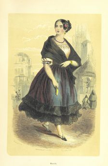 Manola, 1848. Creators: Markaert, Clerman