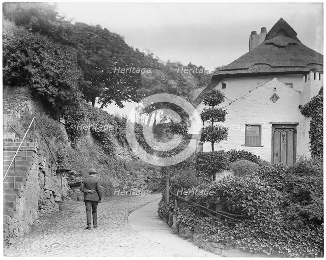 Manor Cottage, Water Bag Bank, Knaresborough, Harrogate, North Yorkshire, 1900-1940. Creator: Edwin Dockree.