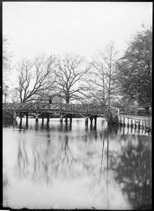 Manor House Bridge, Byfleet, Elmbridge, Surrey, 1885. Creator: Unknown