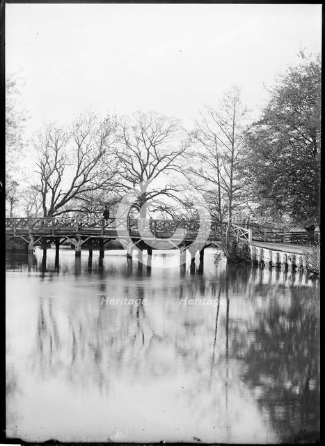 Manor House Bridge, Byfleet, Elmbridge, Surrey, 1885. Creator: Unknown.
