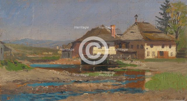 Manor house in a Spis village, 1890-1900. Creator: Ferdinand Katona.