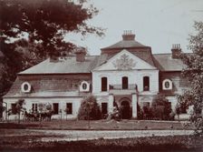 Manor house of the Lubomirski family - front façade, Charzewice, 1895-1905. Creator: Unknown