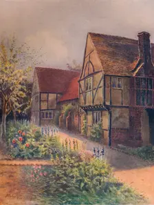 Manor House, Walton-On-Thames 1911, (1914). Artist: James S Ogilvy