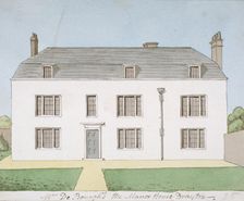 Manor House, West Drayton, Middlesex, c1820. Artist: John Oldfield