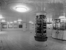 Manor House Underground Station, Stoke Newington, London, 1932. Artist: Herbert Felton
