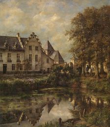 Manor in Brabant, 1890. Creator: Marie Collart-Henrotin