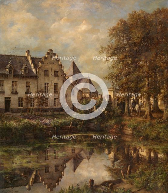 Manor in Brabant, 1890. Creator: Marie Collart-Henrotin.