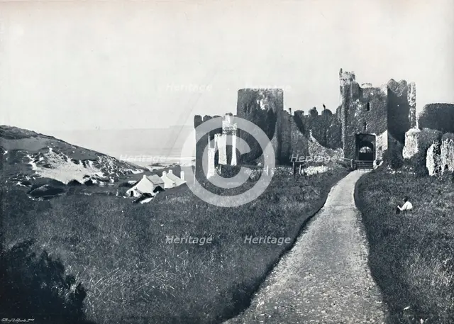 'Manorbier - The Castle', 1895. Artist: Unknown.
