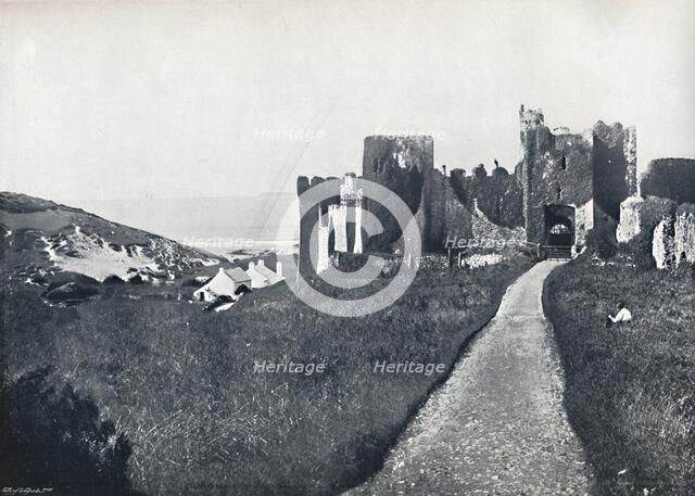 'Manorbier - The Castle', 1895. Artist: Unknown.