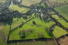 Manorial earthworks, Alderton, Northamptonshire, 2014. Creator: Historic England Staff Photographer