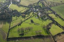 Manorial earthworks, Alderton, Northamptonshire, 2014. Creator: Historic England Staff Photographer