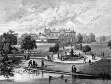 Manley Hall, the new public park for Manchester, 1880. Creator: Unknown