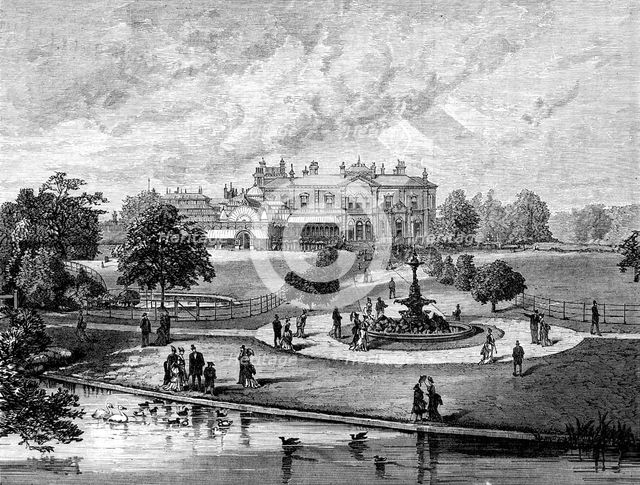 Manley Hall, the new public park for Manchester, 1880. Creator: Unknown.