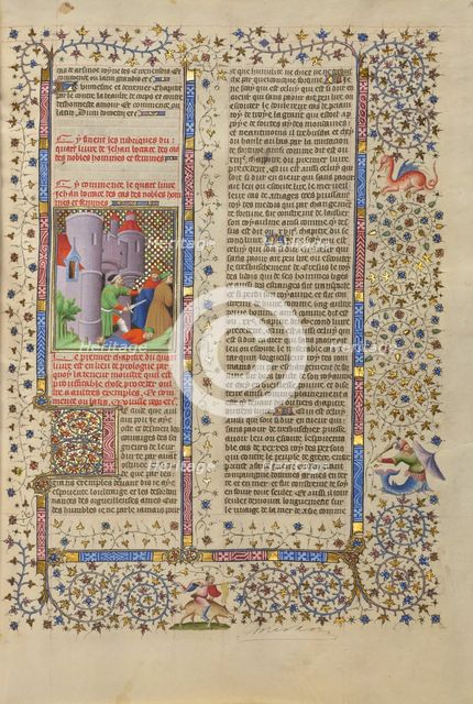 Manlius Capitolinus Defending the Capitoline Hill against the Franks, about 1413-1415. Creators: Boucicaut Master, Workshop of the Boucicaut Master.