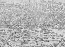 Manners and Customs of ye Englyshe (New Series) No. 8: Ye Derbye Daye 1849. Artist: Richard Doyle