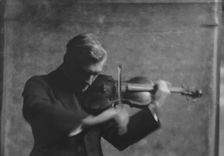 Mannes, David, Mr., portrait photograph, 1916 Apr. 28. Creator: Arnold Genthe