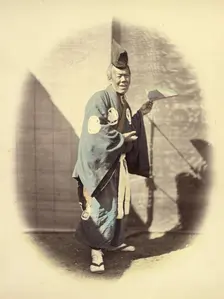 \Mansai,\ or Wandering Actors, 1866-1867. Creator: Felice Beato