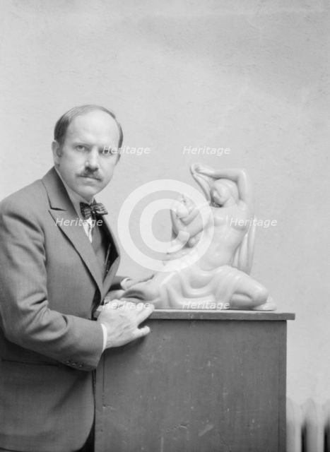 Manship, Paul, portrait photograph, 1928 June 8. Creator: Arnold Genthe.