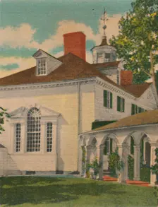 Mansion, view of the north end 1946