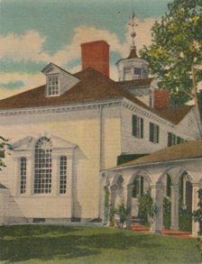 Mansion, view of the north end 1946