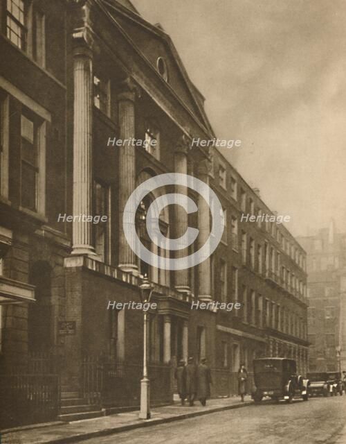 'Mansion Built By The Brothers Adam for the Royal Society of Arts', c1935. Creator: Unknown.