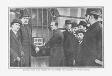 Mansion House Fund Opened for the Widows and Children of Titanic Sailors April 20, 1912. Creator: Unknown