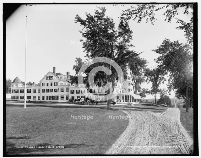 Mansion House, Poland Spring House, c1900. Creator: Unknown.