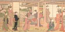 Mansion Opening onto a Garden, ca. 1786. Creator: Katsukawa Shuncho