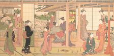 Mansion Opening onto a Garden, ca. 1786. Creator: Katsukawa Shuncho