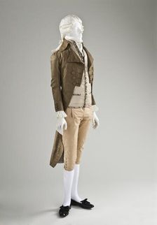 Man’s tailcoat, France, between c.1790 and c.1795. Creator: Unknown