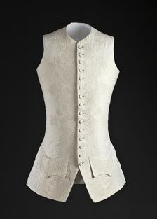Man’s waistcoat, possibly England, c.1760. Creator: Unknown