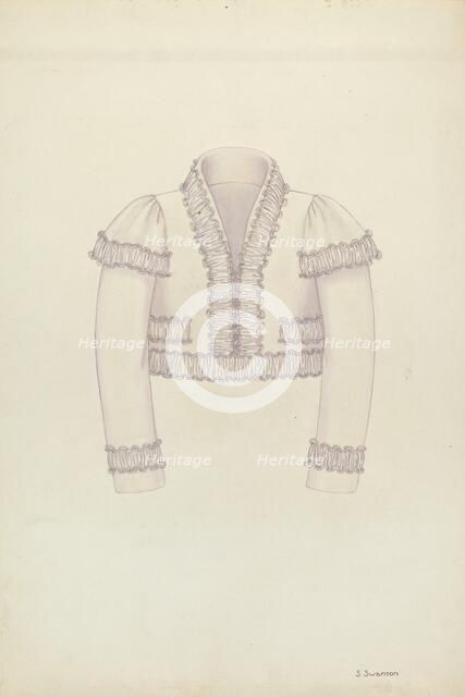 Man's Bolero, c. 1936. Creator: Syrena Swanson.