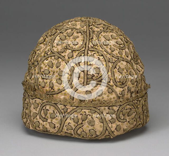 Man's Cap, England, 1575/1600. Creator: Unknown.