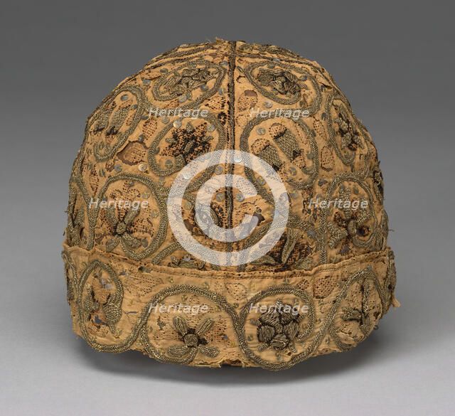 Man's Cap, England, 16th century. Creator: Unknown.