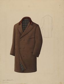 Man's Coat, 1937. Creator: Louis Maldarelli