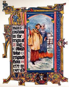 Man's Costume in the Reign of King Edward I, (1909)