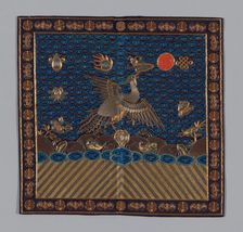 Man's Court Badge, China, 1880/1900, Qing dynasty (1644-1911). Creator: Unknown