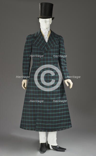 Man's frock coat, France, c.1816-1820.  Creator: Unknown.